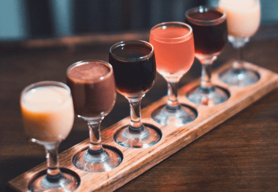 Polish vodka tasting flight, Krakow tour