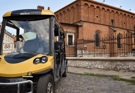 Private covered golf buggy, Krakow tour