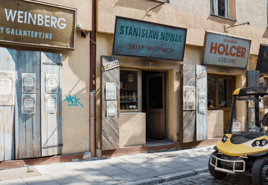 Golf buggy tour stop in Kazimierz, Krakow