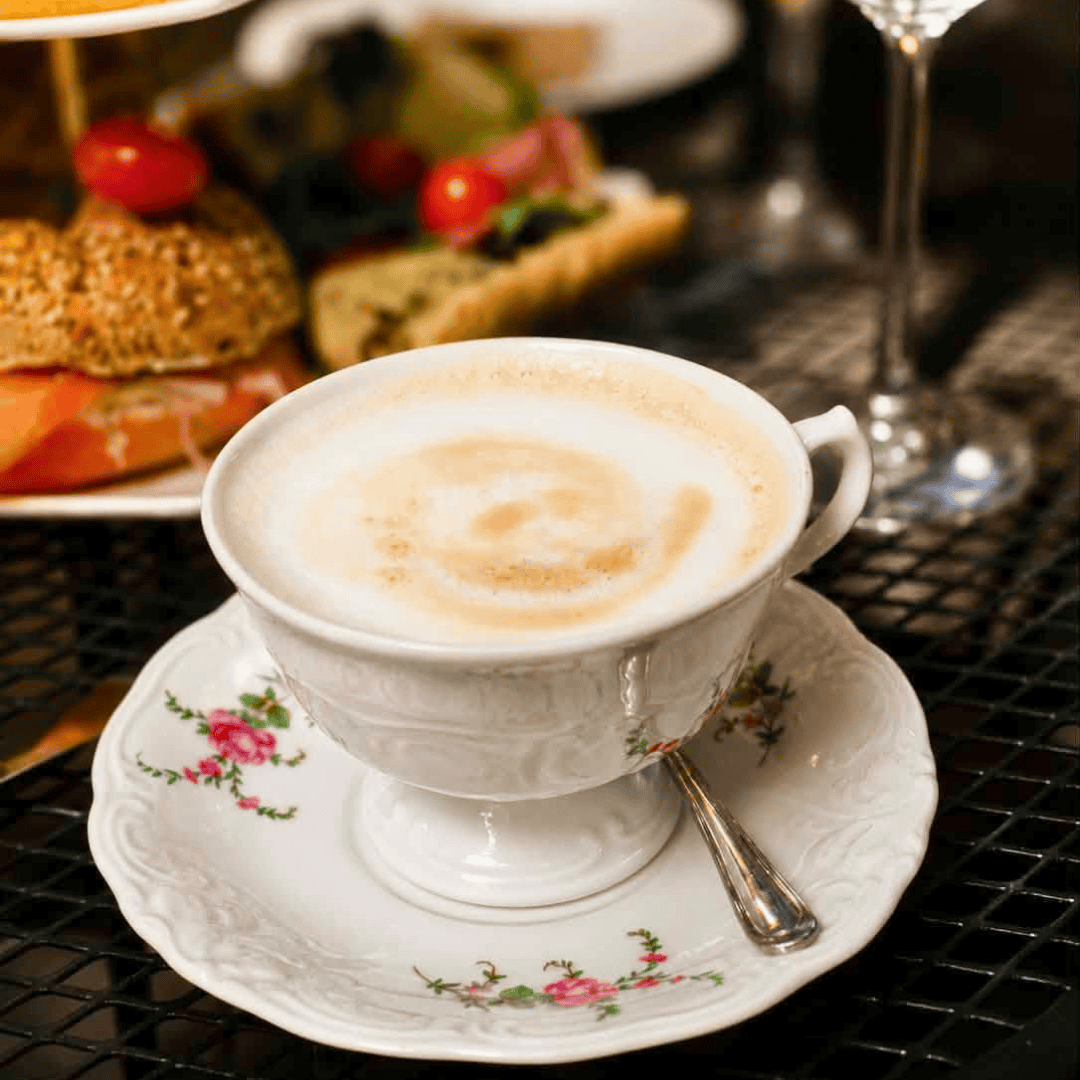 Coffee served at Good Day Brunch in Krakow
